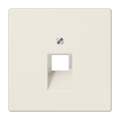Placa central telef. LS color blanco