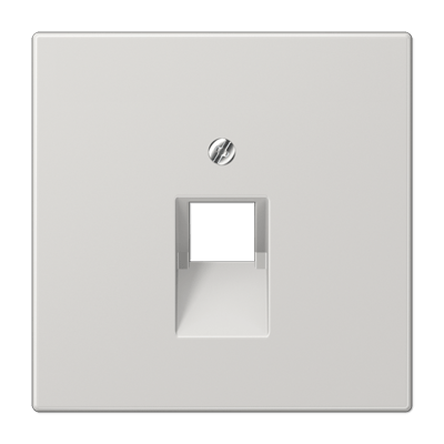 Placa central telef. LS color gris claro