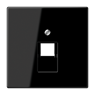 Placa central telef. LS color negro