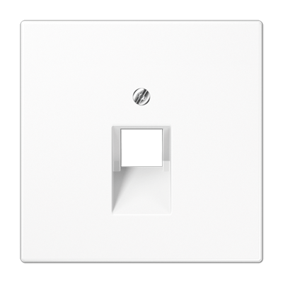 Placa central telef. LS color blanco alpino