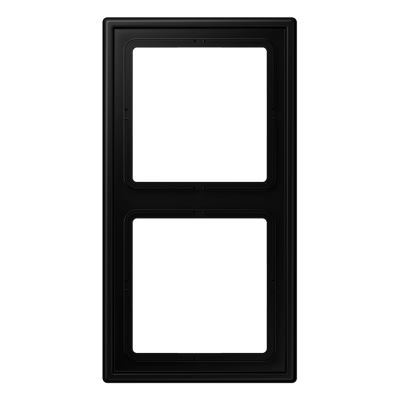 Marco doble LS color negro mate