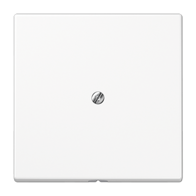 Placa con salida cable LS bl alpino