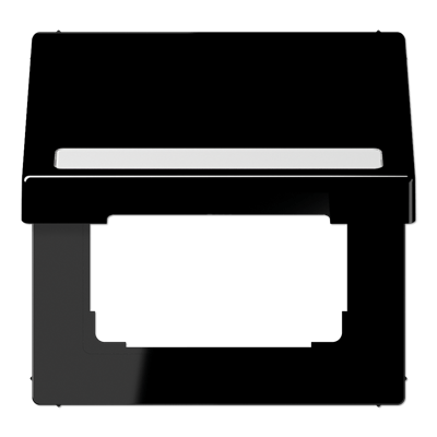 Tapa abatible retroceso simb. LAN LS color negro