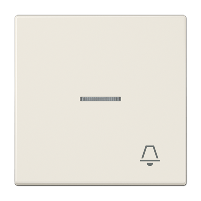 Tecla con visor y simb. Timbre LS color blanco