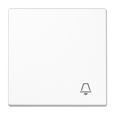 Tecla c/ simb. Timbre LS color blanco alpino