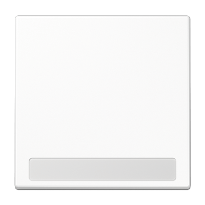 Tecla simple inscr. LS color blanco alpino