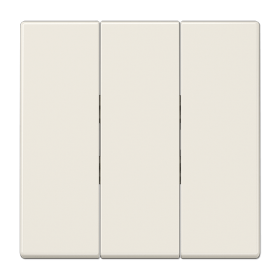 Tecla triple LS color blanco