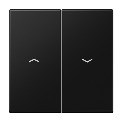 Tecla doble pers. LS color negro mate