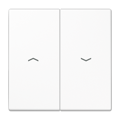 Tecla doble pers. LS color blanco alpino