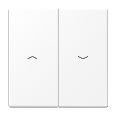 Tecla doble pers. LS color blanco mate
