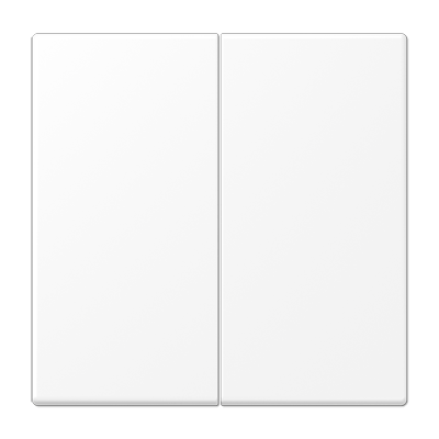 Tecla doble LS color blanco mate