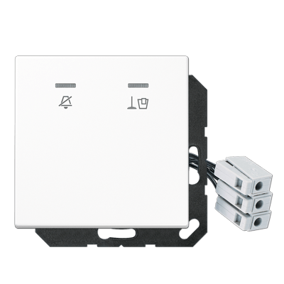 Placa hotel LED, exterior LS color blanco alpino