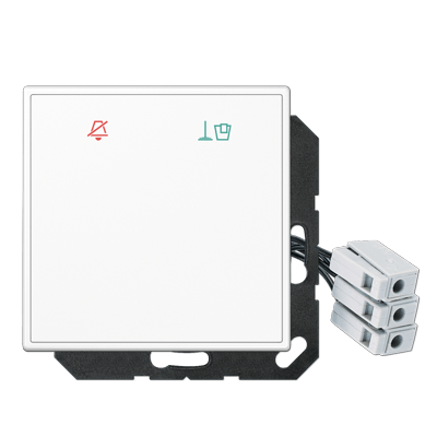 Placa hotel cristal LED ext. LS color blanco alpino