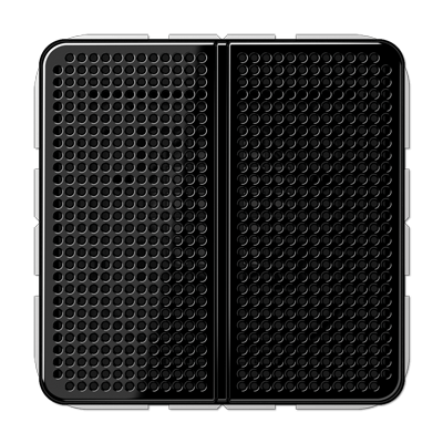 Módulo de altavoz. CD color negro