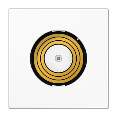 Placa central P&L. LS color blanco alpino