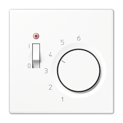 Termostato calef. AC 230V. LS color blanco alpino