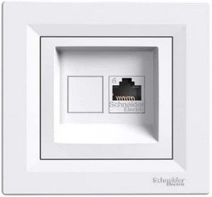 Toma datos rj45 cat 5 utp Blanco anya