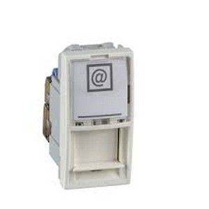 Toma RJ45 Categoría 5E UTP color marfil