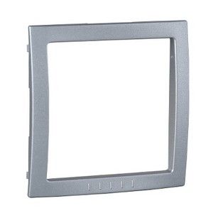 Marco decorativo - 2 m - clip - plateado sin brillo