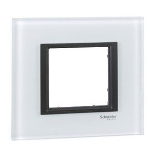 Marco Unica Class de 1 elemento color blanco cristal