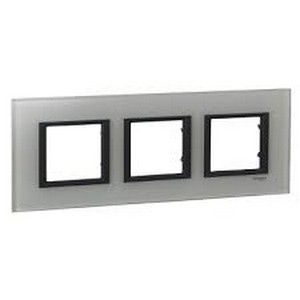Marco Unica Class de 3 elementos color blanco cristal