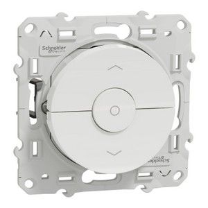Interruptor persianas 10A ancho color Blanco
