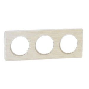Marco Touch de 3 elementos de color Blanco y Madera nórdico