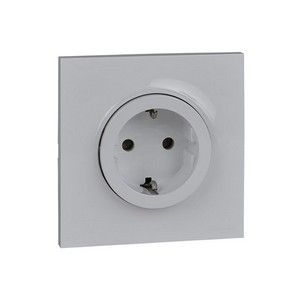 Base Schuko monobloc Odace Blanco 16A