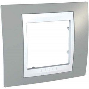 Marco Basic de 1 elemento Gris técnico / color blanco
