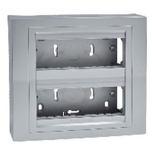 Puesto de mando superficie 2 Filas color aluminio