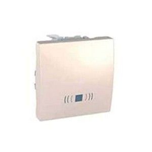 Pulsador 10A TIMBRE ancho color marfil