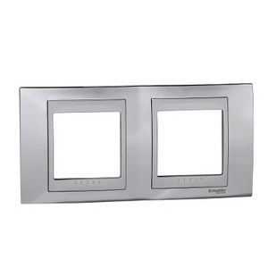 Marco de 2 elementos Horizontal Cromo