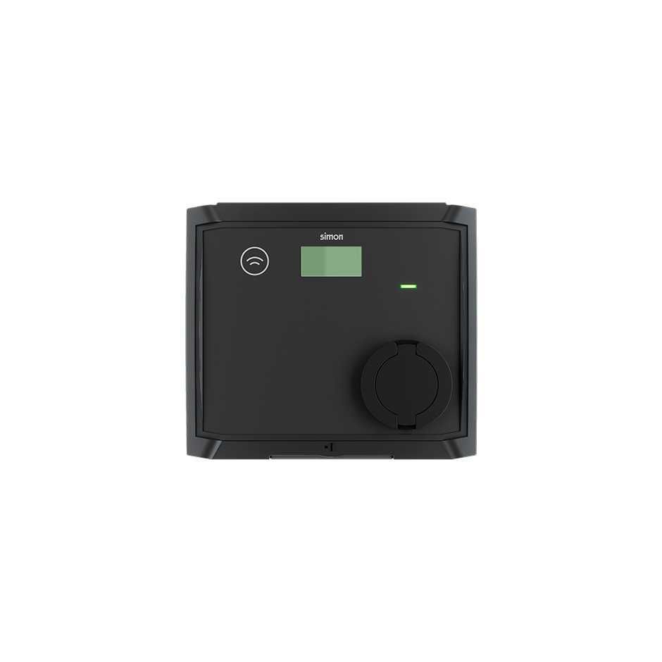 Cargador V.E de pared Socket T2 7,4 kW Monofásico, Automático y Diferencial