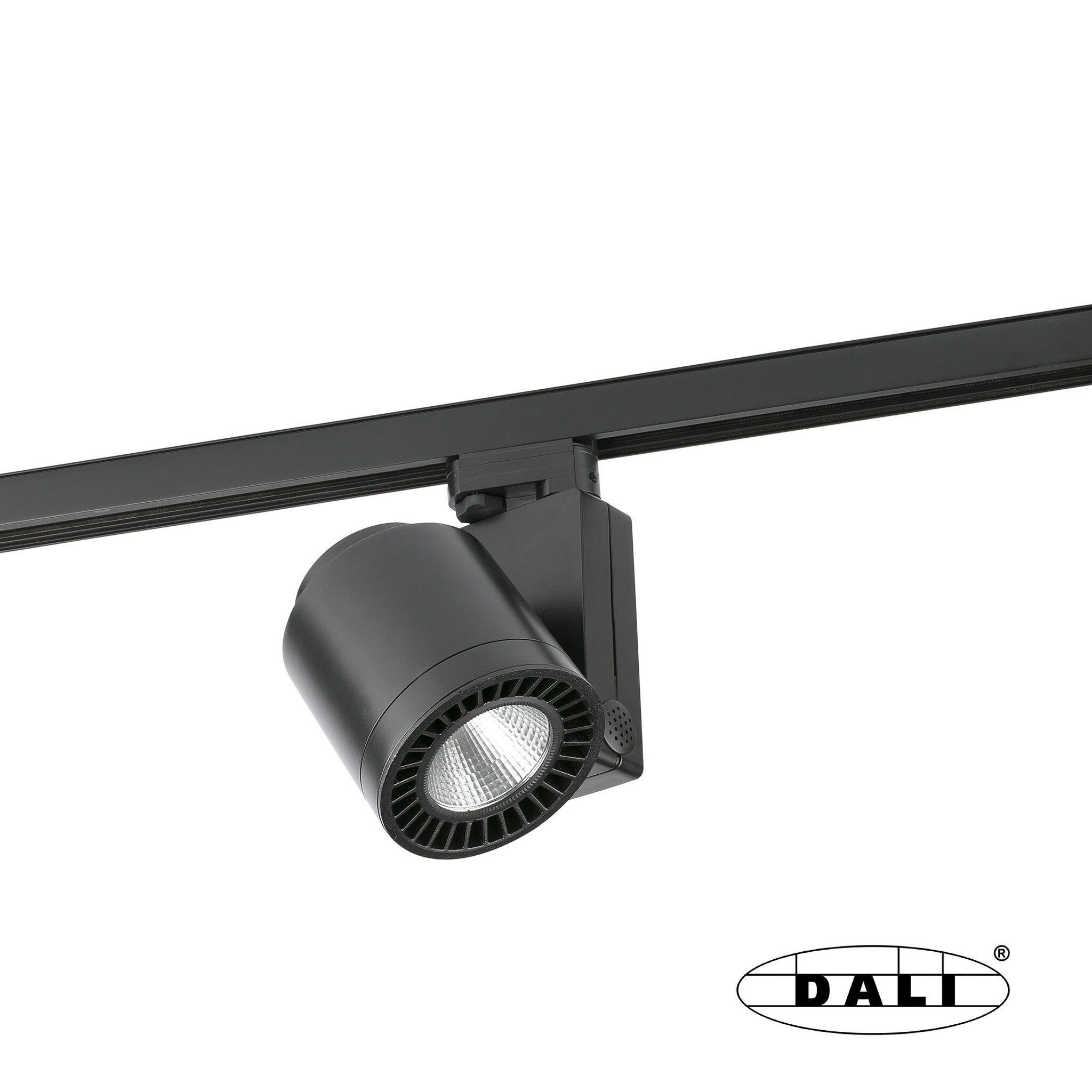 CYLINDER DALI Proyector negro LED FOOD 24W meat 56°
