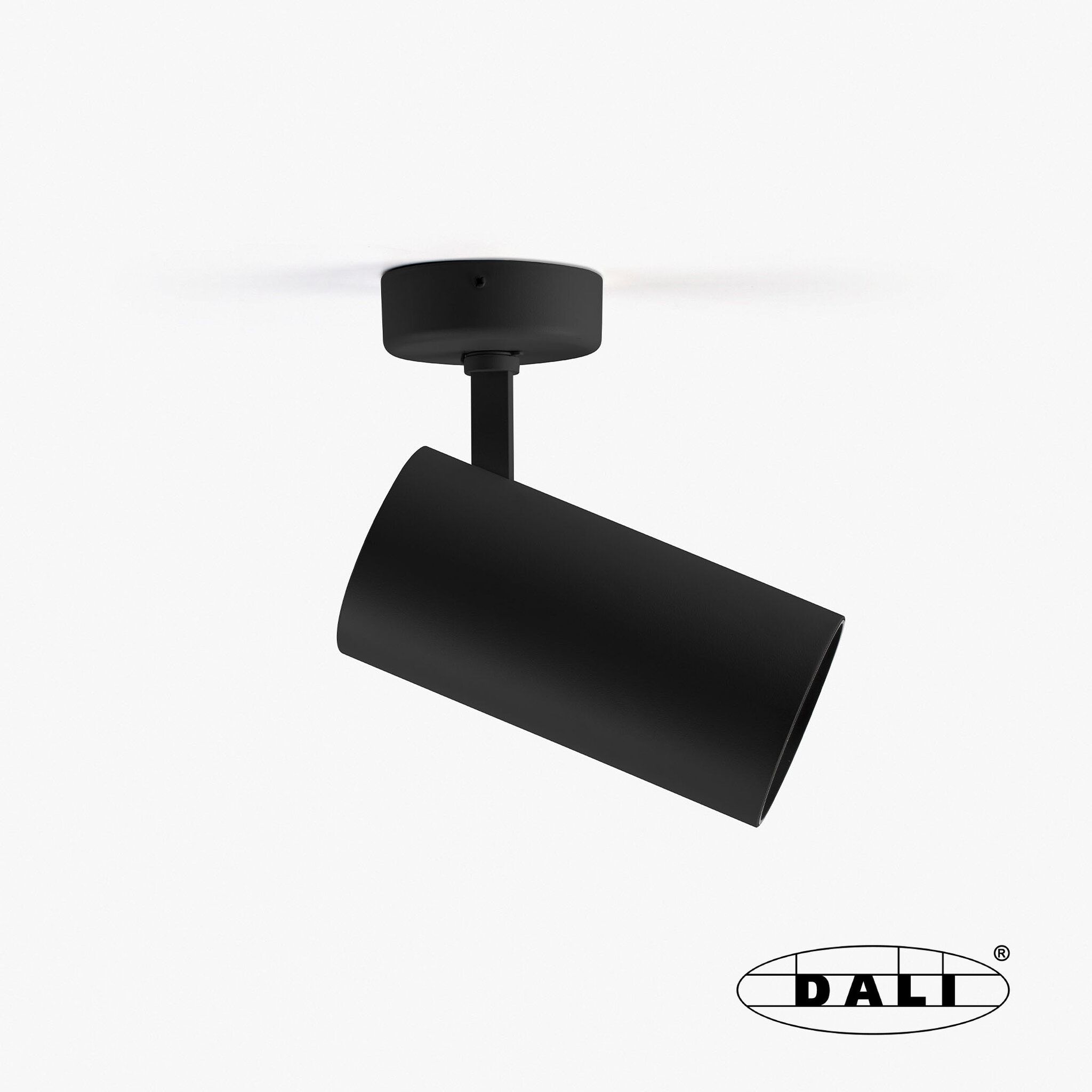 FOST SURFACE proyector negro Ø90 42W 38° 3000K CRI90 DALI