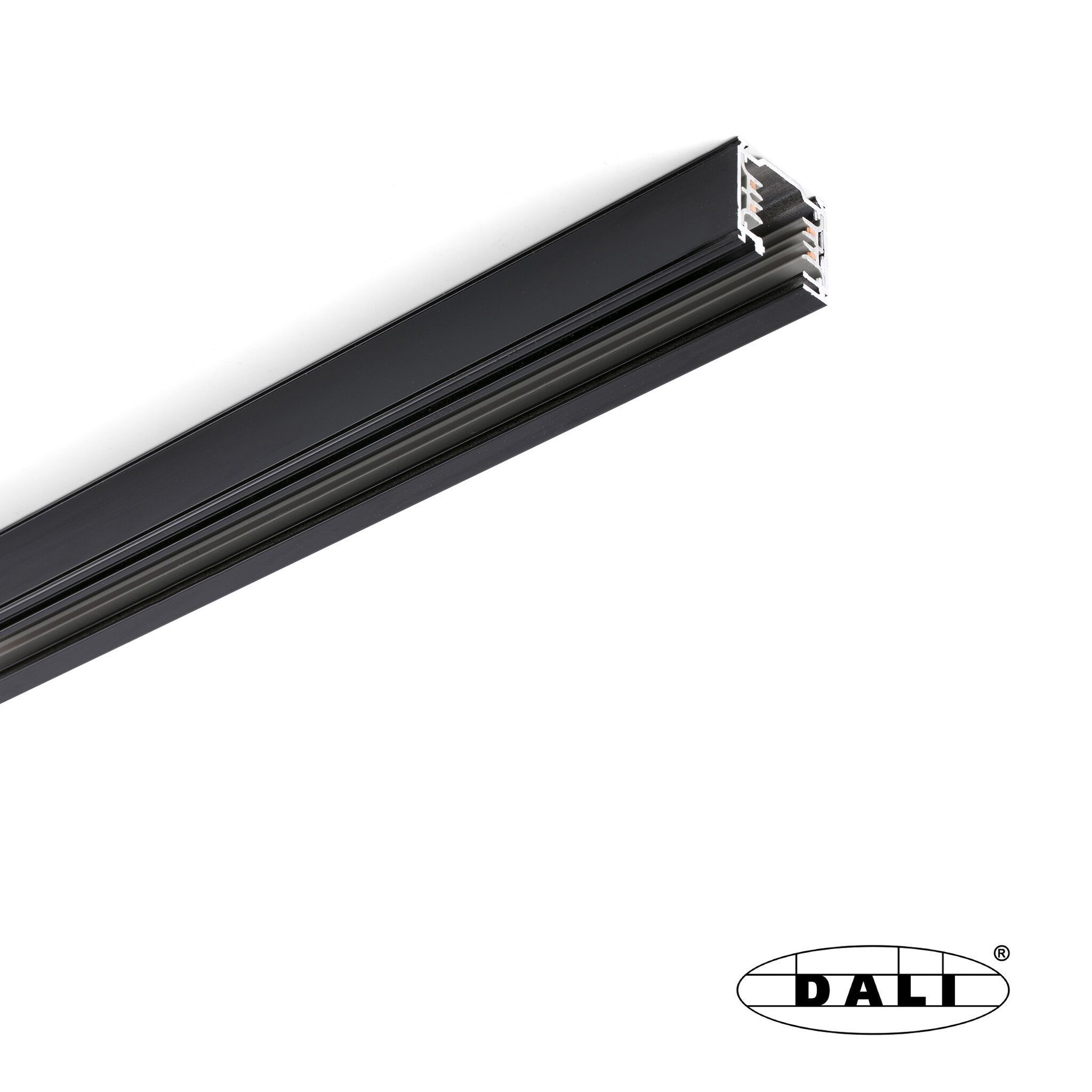 Carril universal 1m negro DALI