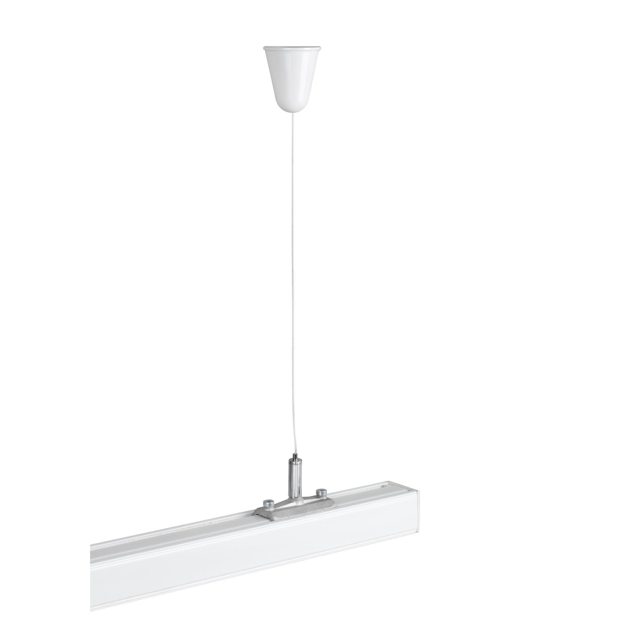 KIT de suspensión para carril color blanco