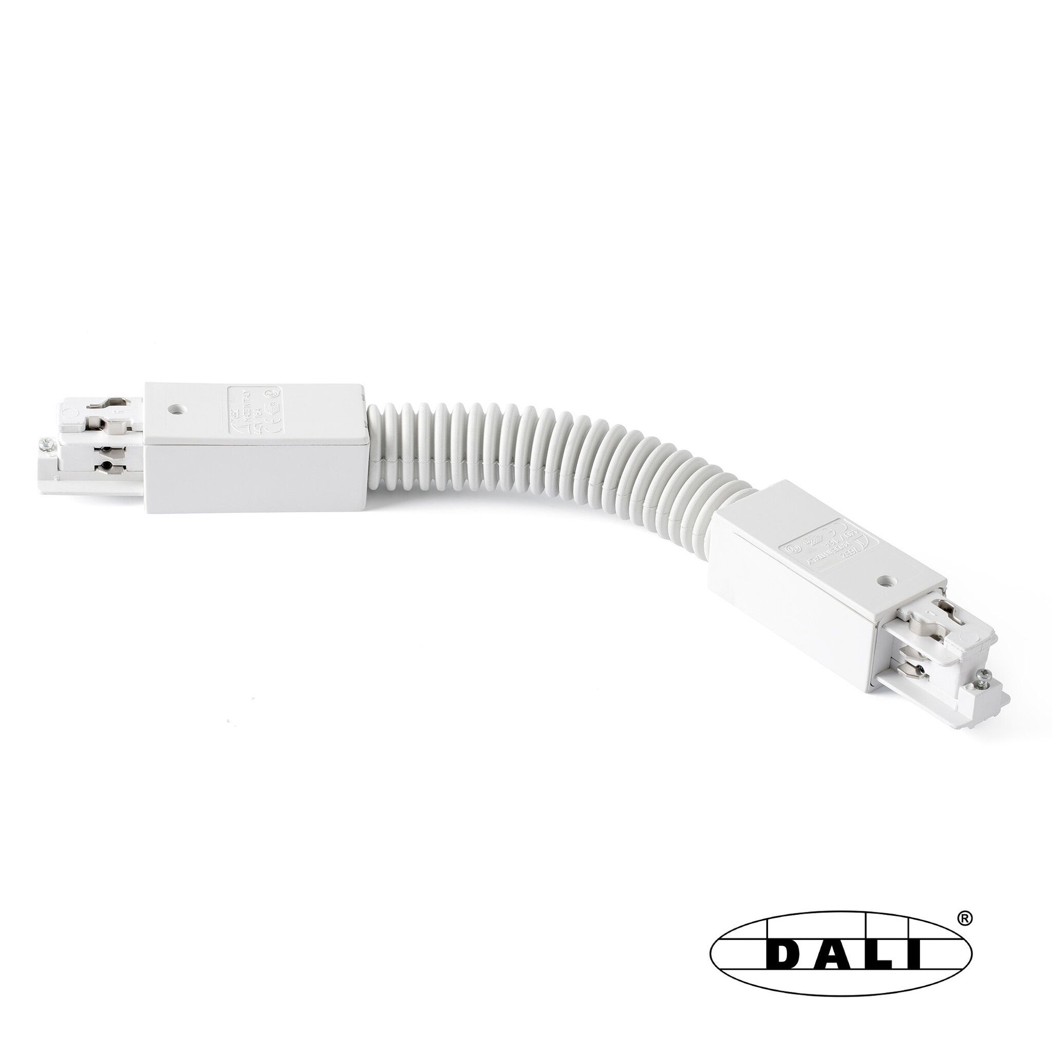 Conector intermedio flexible color blanco