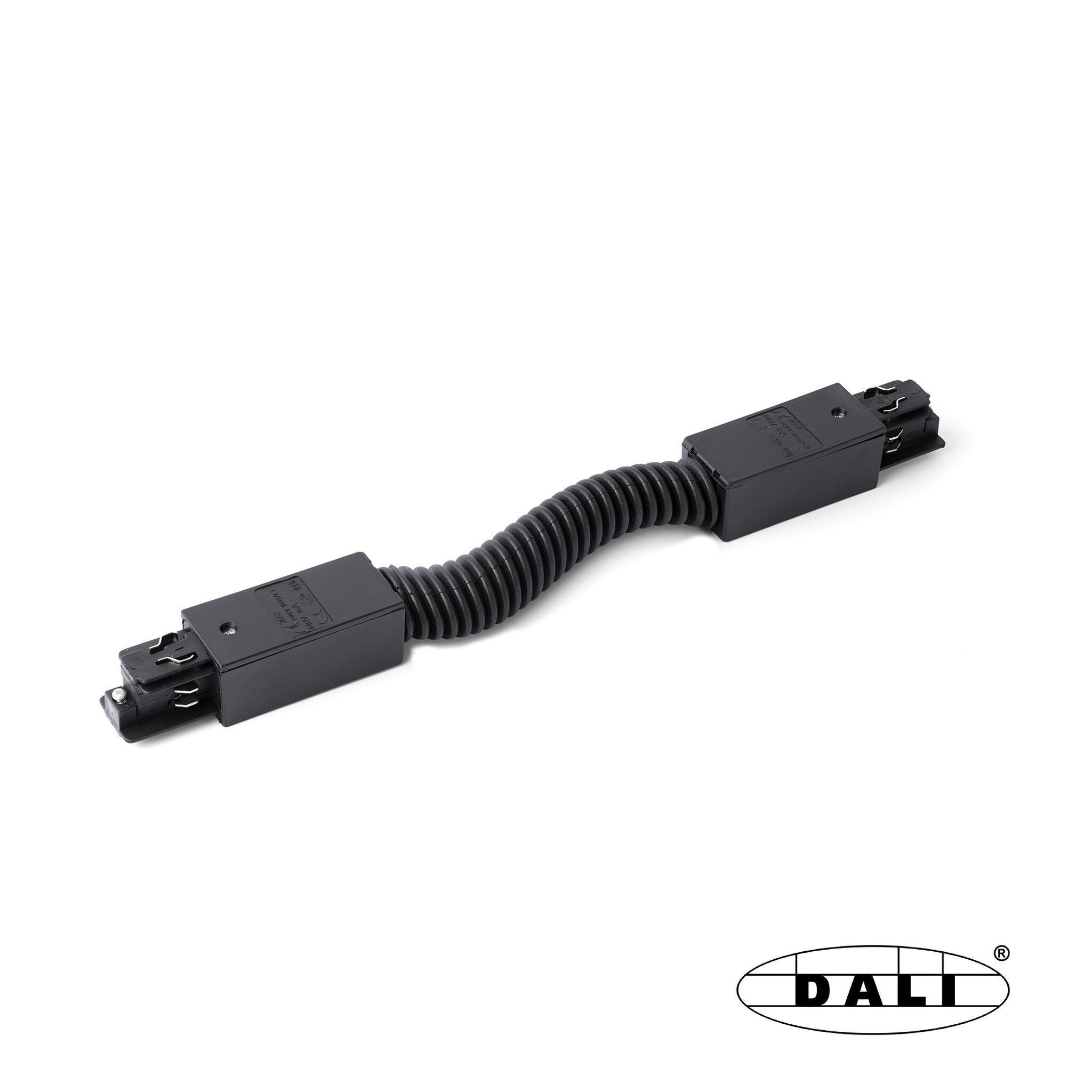 Conector intermedio flexible color negro