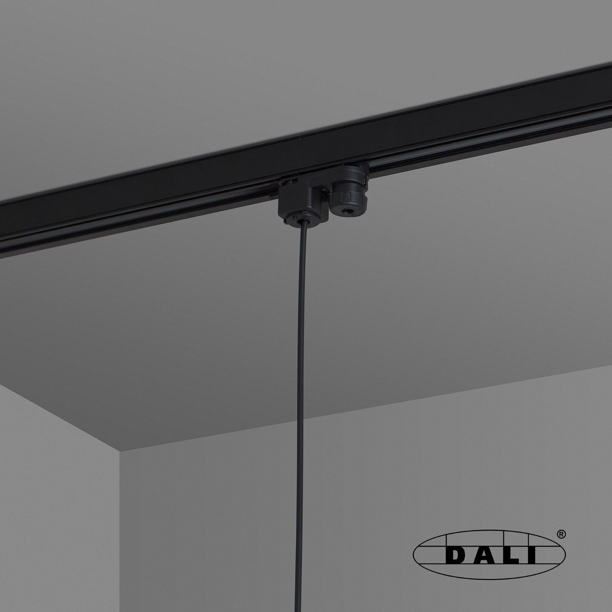 KIT adaptador carril para suspensión negro DALI