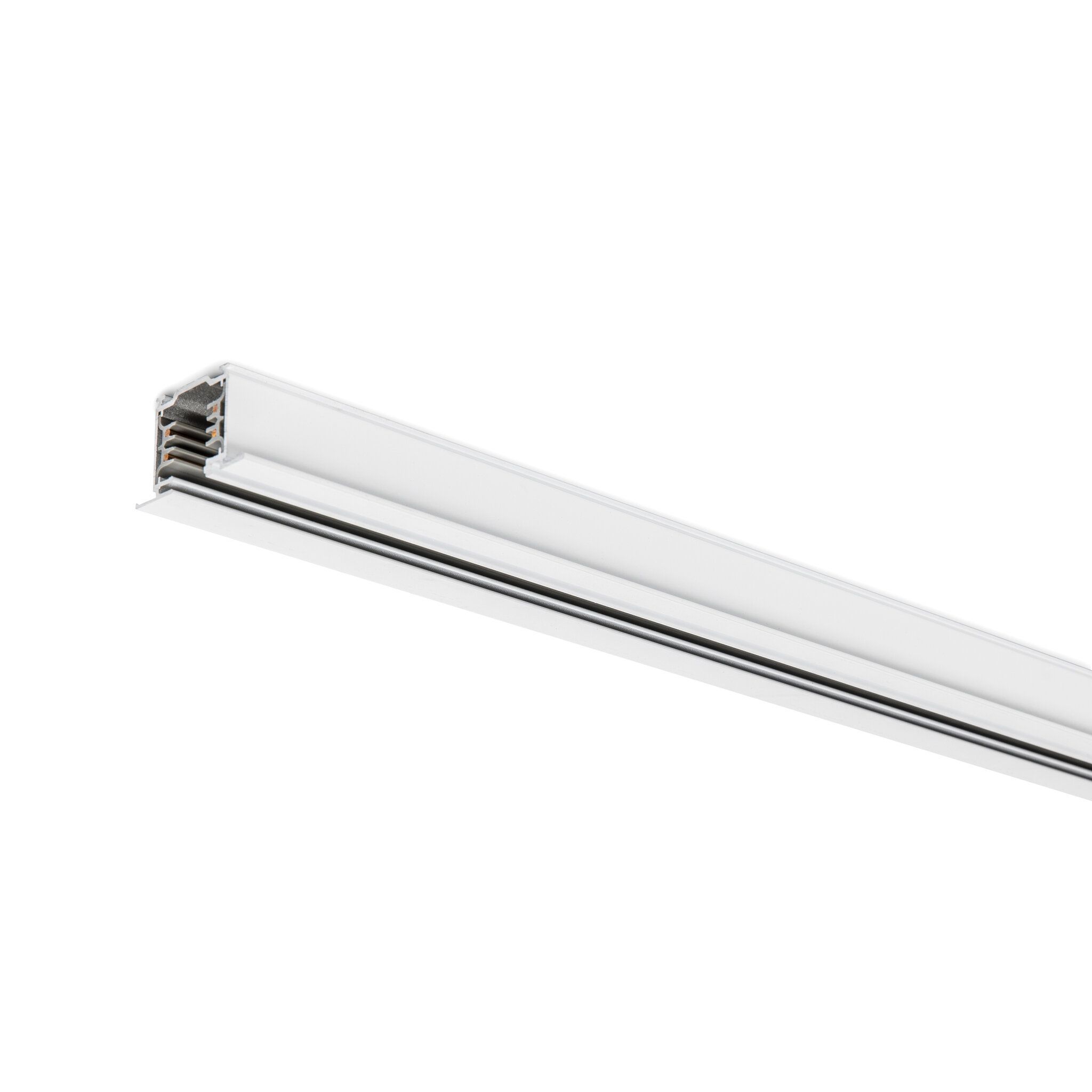 CARRIL trifásico empotrable blanco 1m