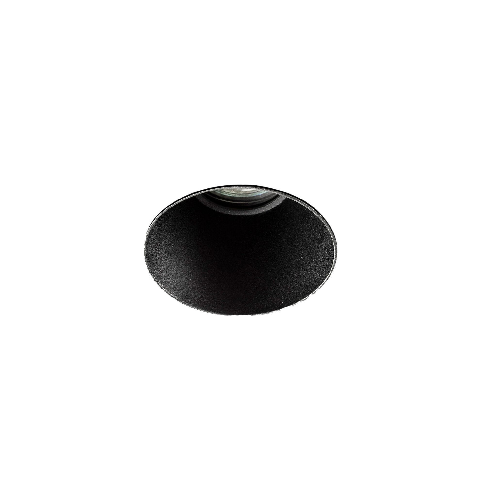 FRESH Lámpara empotrable negro sin marco IP65 trimless