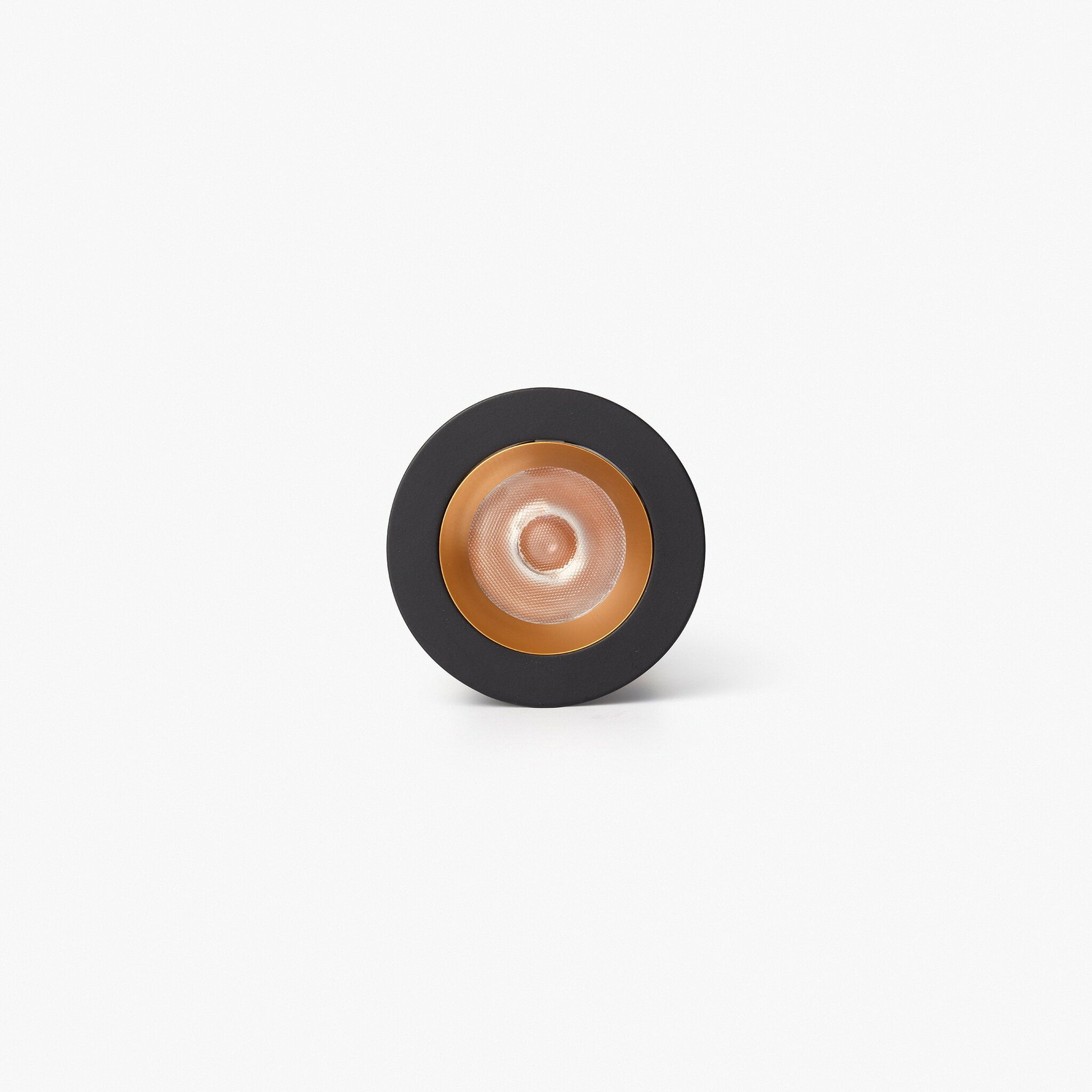UNO downlight empotrable negro/oro 8W 11° 2700K CRI90