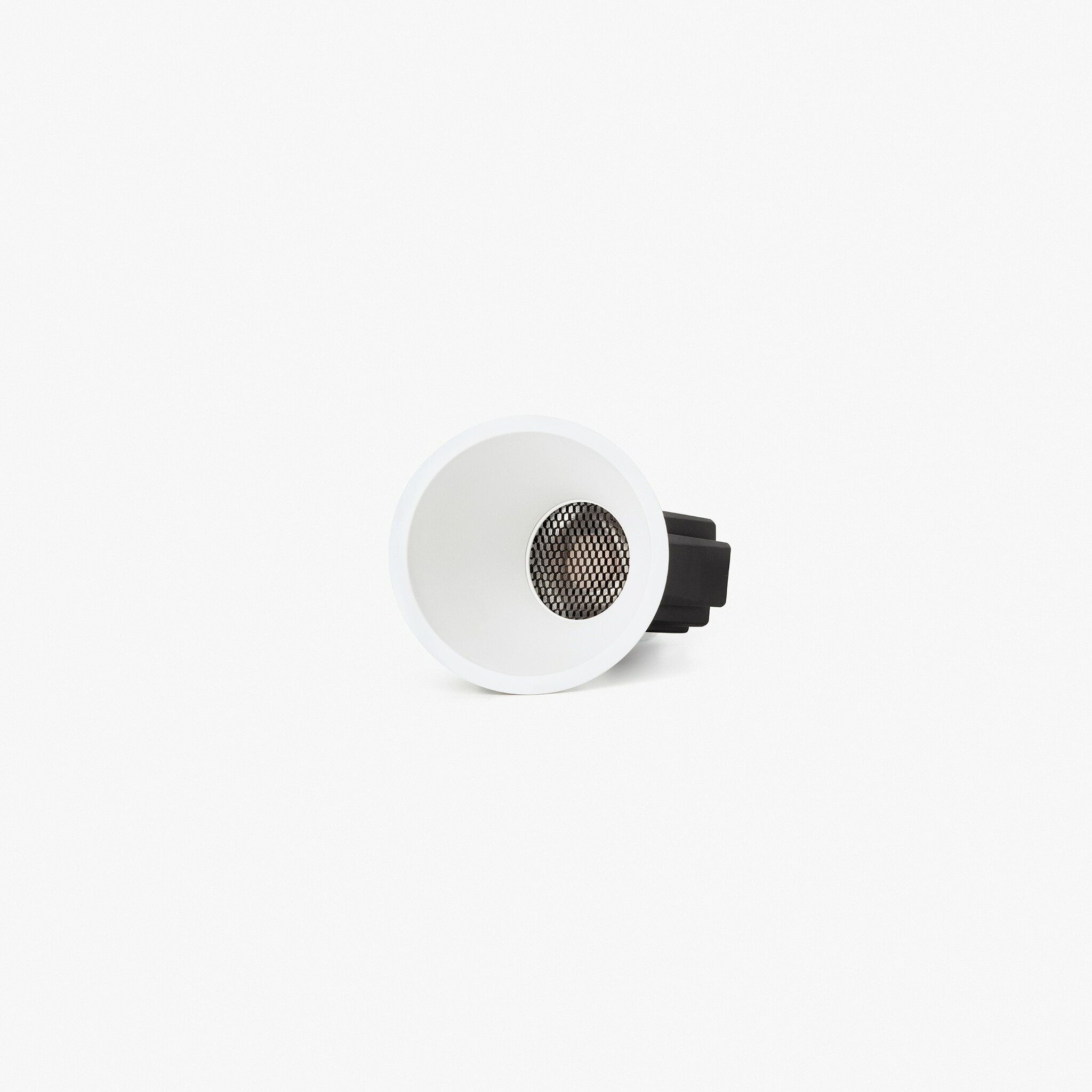 TULIPA downlight empotrable blanco asimétrico 7W 36° 3000K CRI90