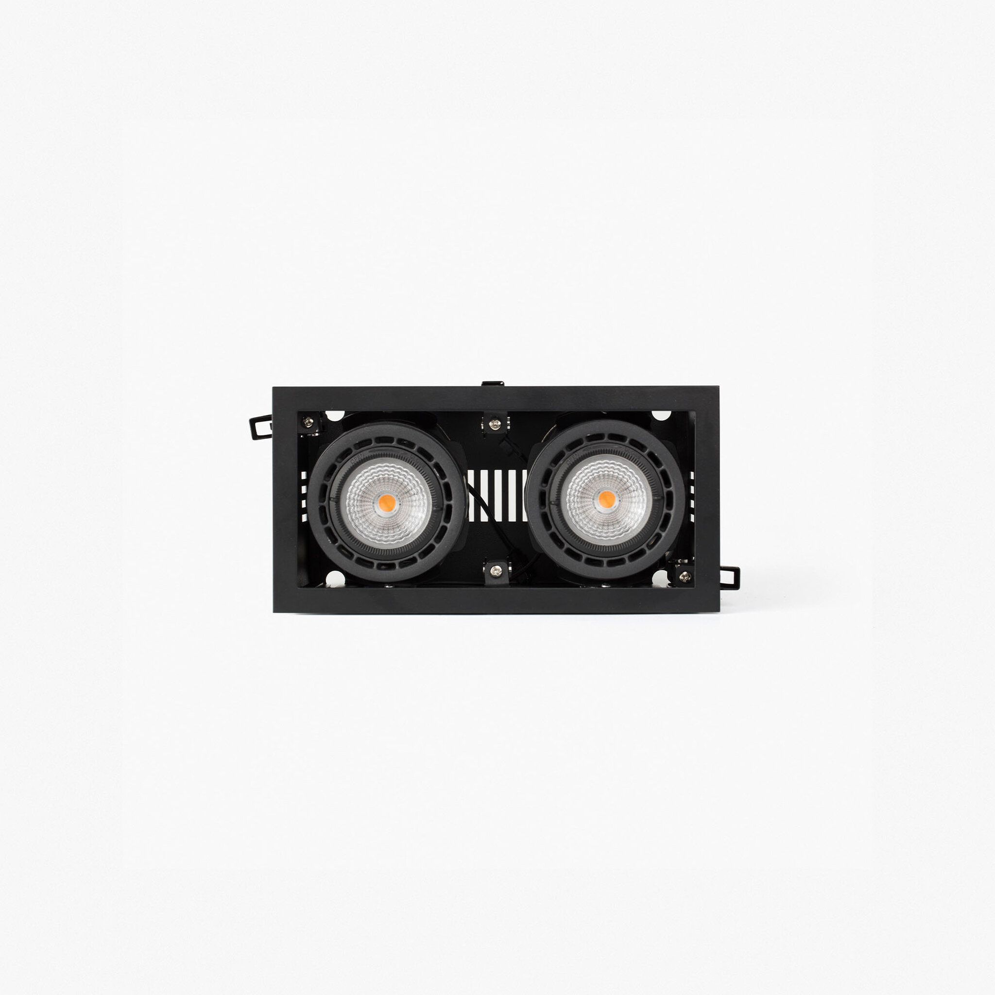 NANO COLIN-2 empotrable negro con marco 14-26W 3000K 20°