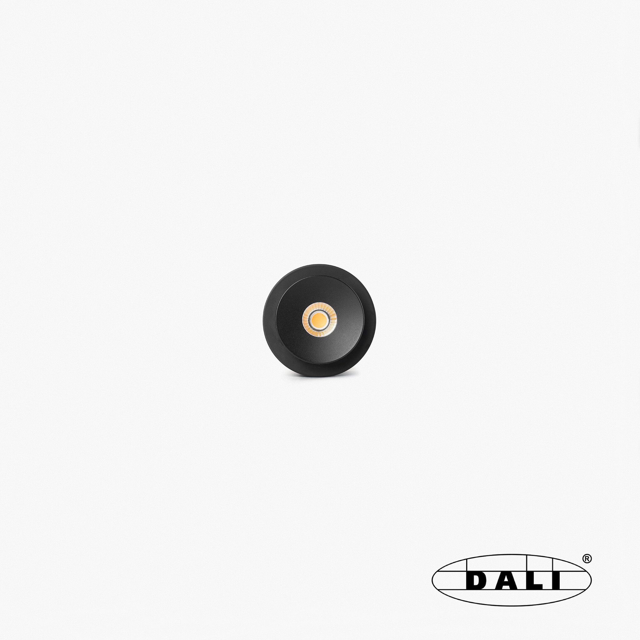 TEIDE módulo downlight orientable negro 10W 40° 3000K CRI90 DALI