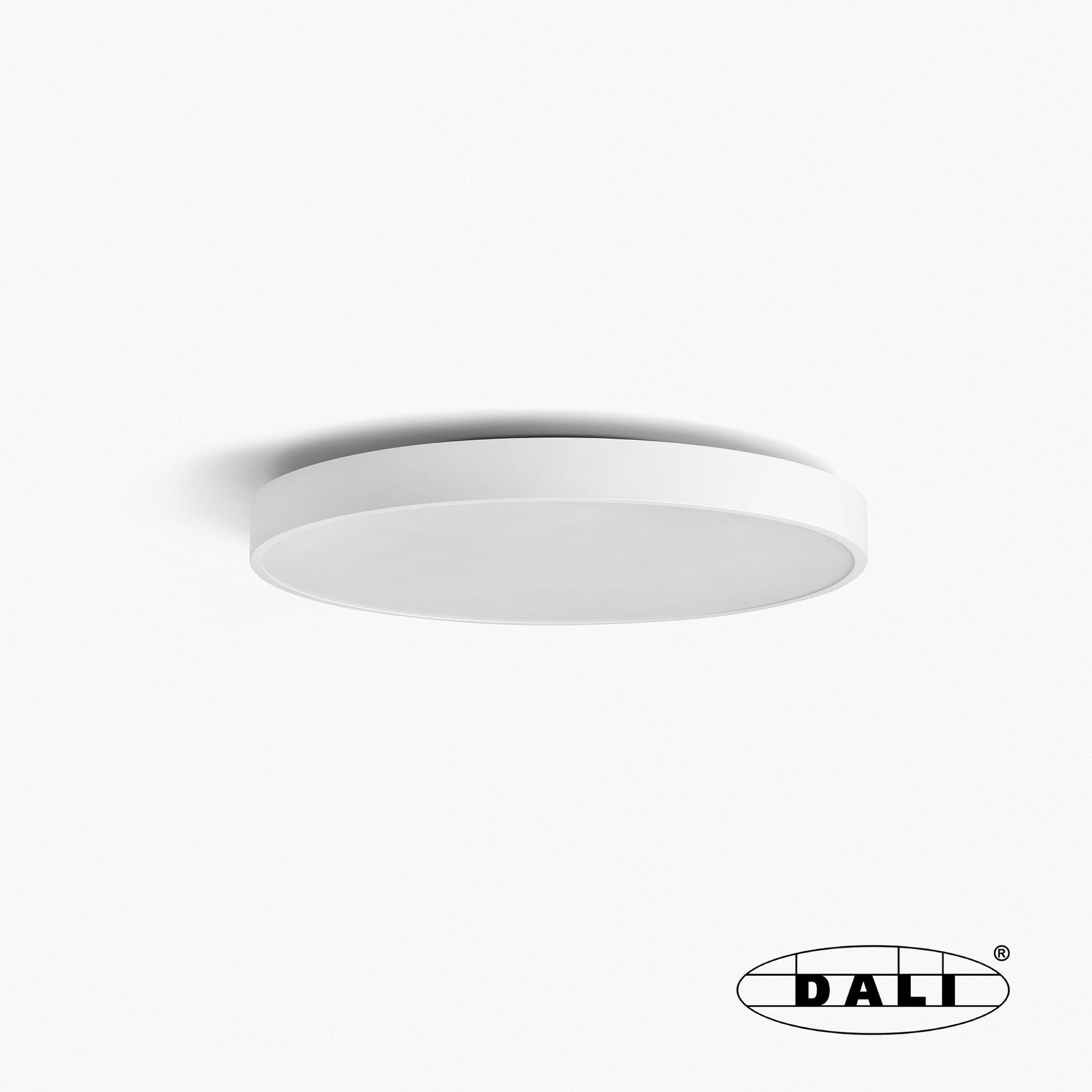 DOMIO superficie blanco Ø600 43W prismático 4000K CRI80 DALI