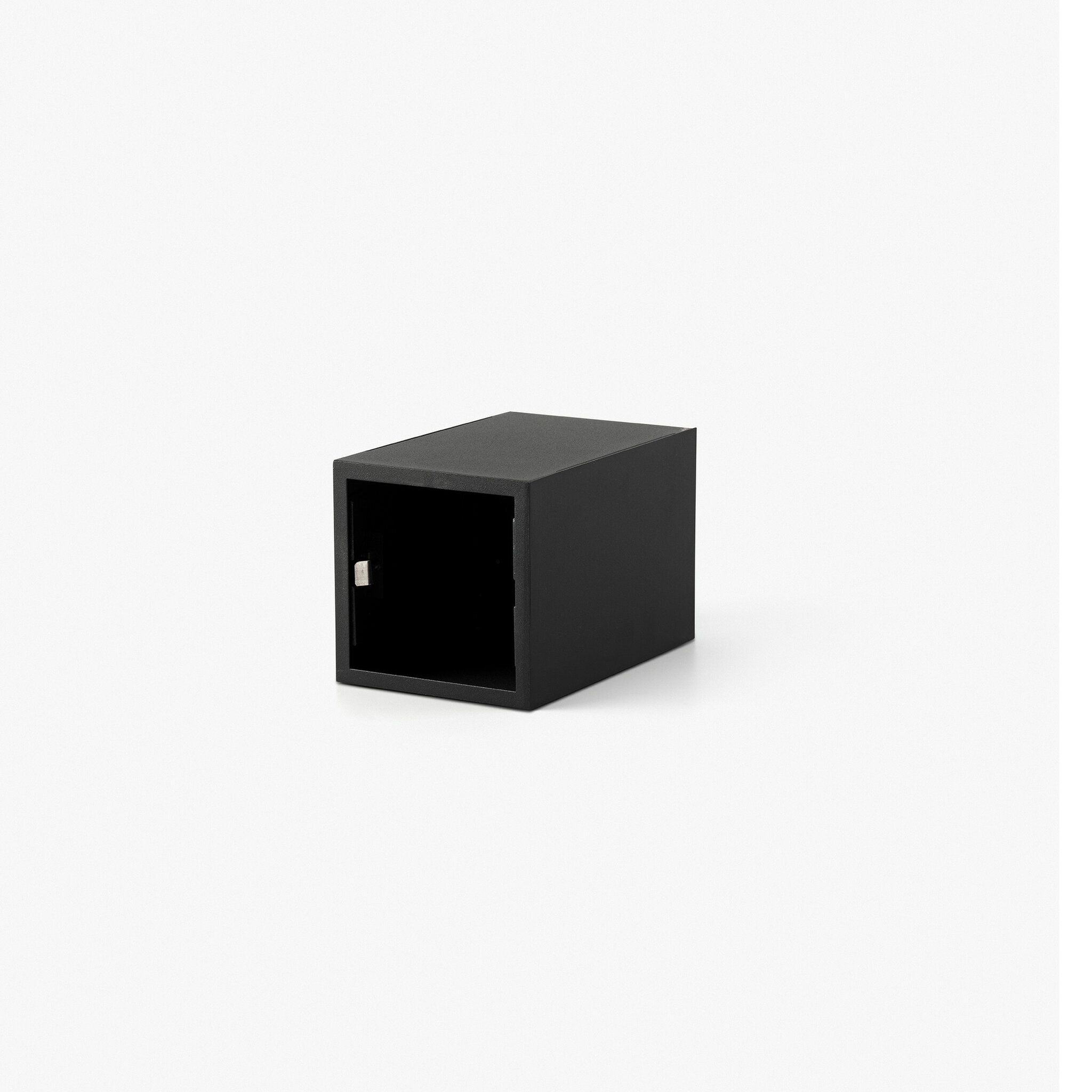 PODIUM Caja de superficie negro 1L