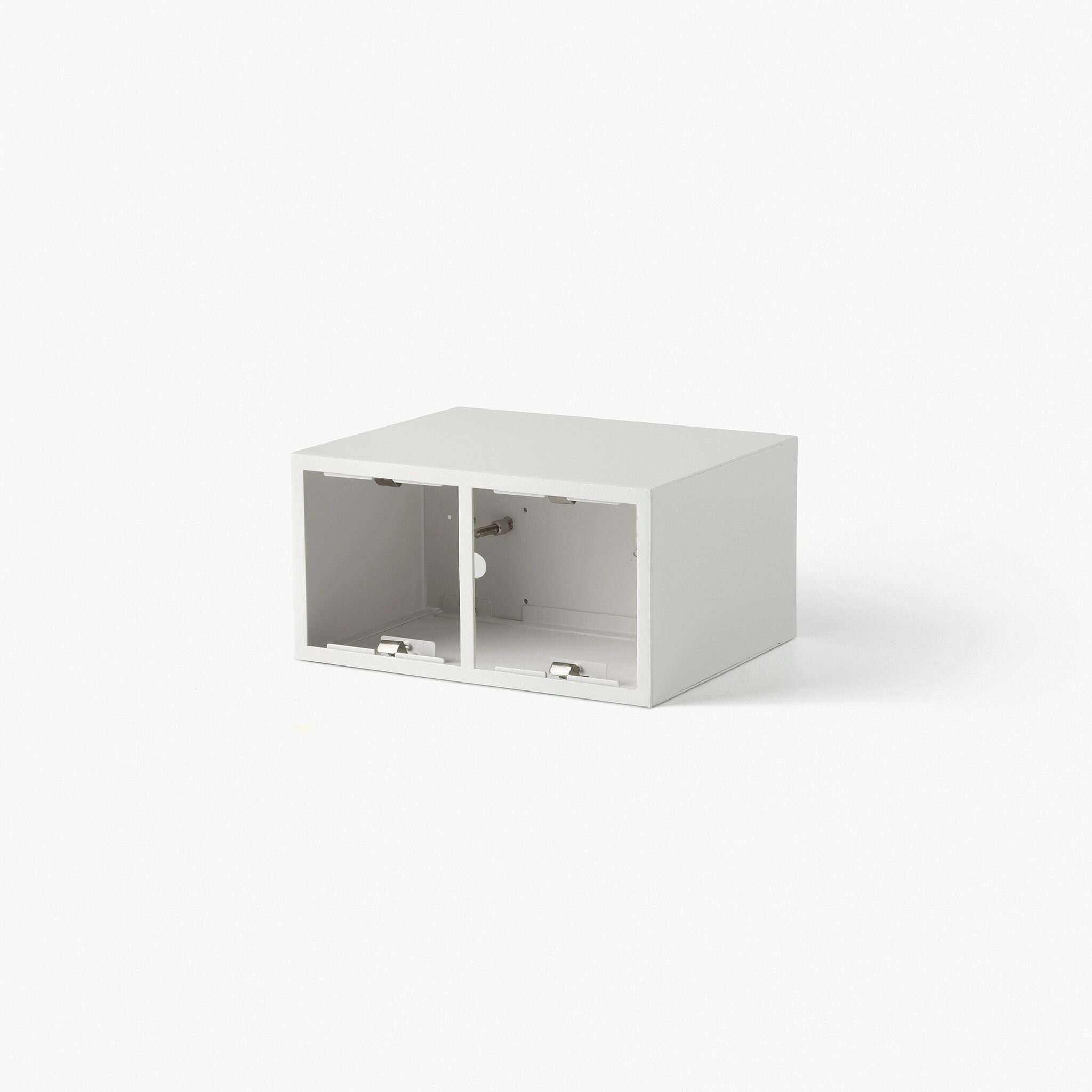 PODIUM Caja de superficie blanco 2L