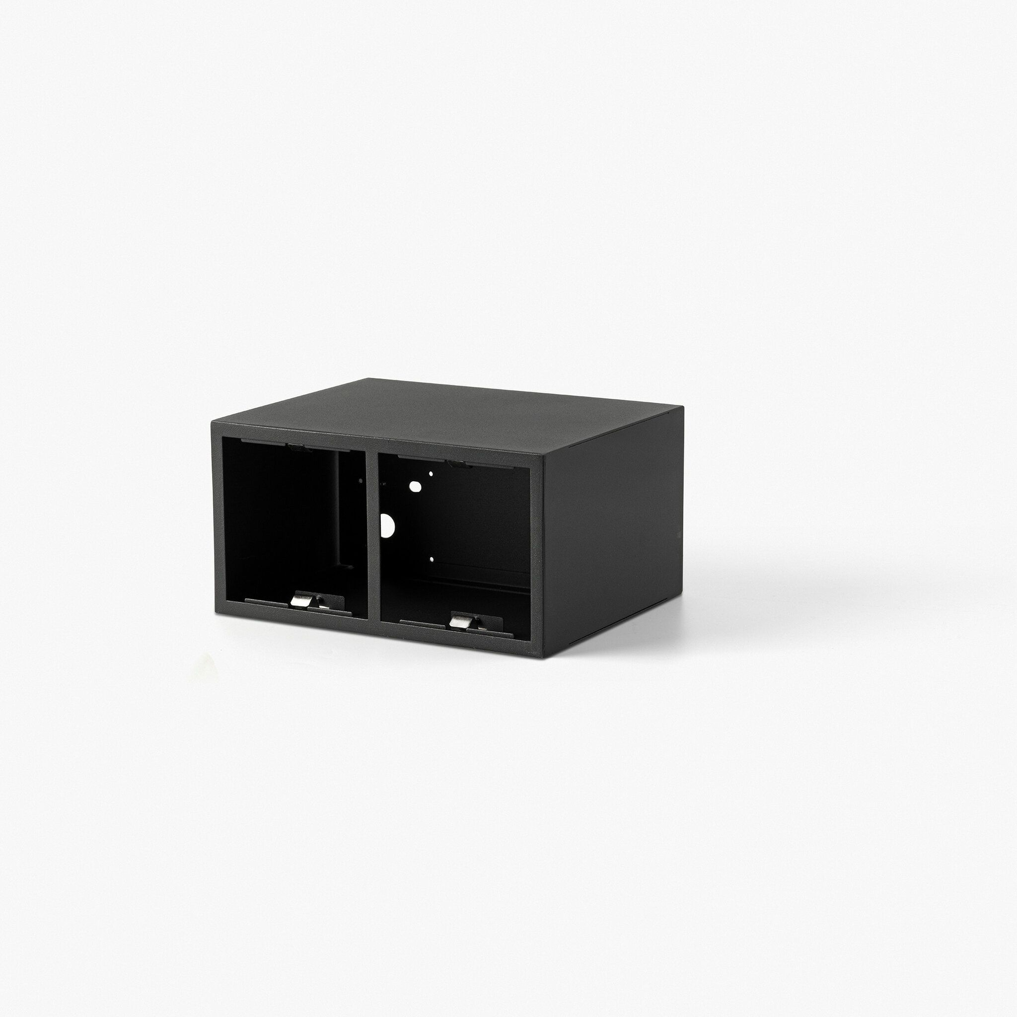 PODIUM Caja de superficie negro 2L